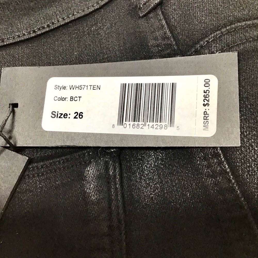 LAST 1 Hudson Jeans Nat’l Hi Rise Bullocks Coated - Picture 11 of 16